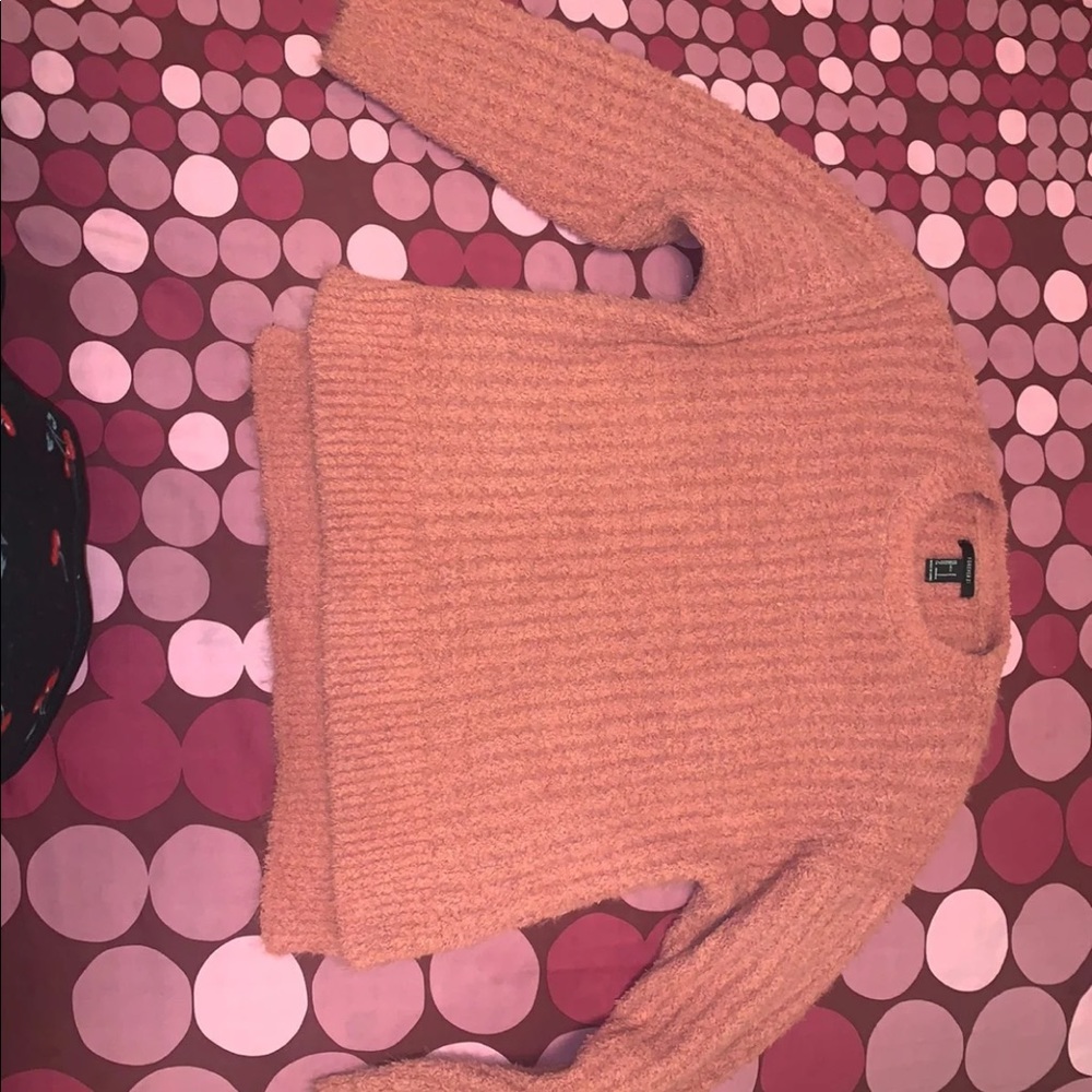 Fuzzy PINK SWEATER